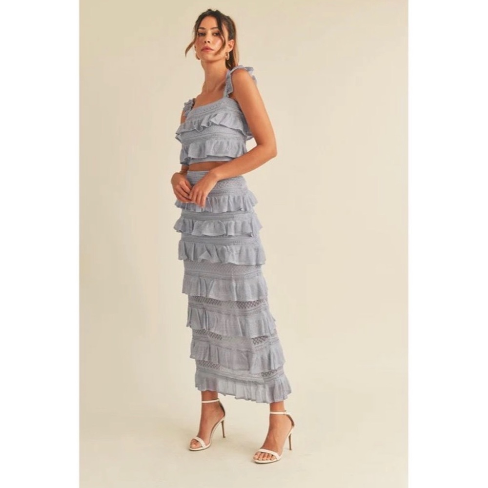 ruffle set from boutique